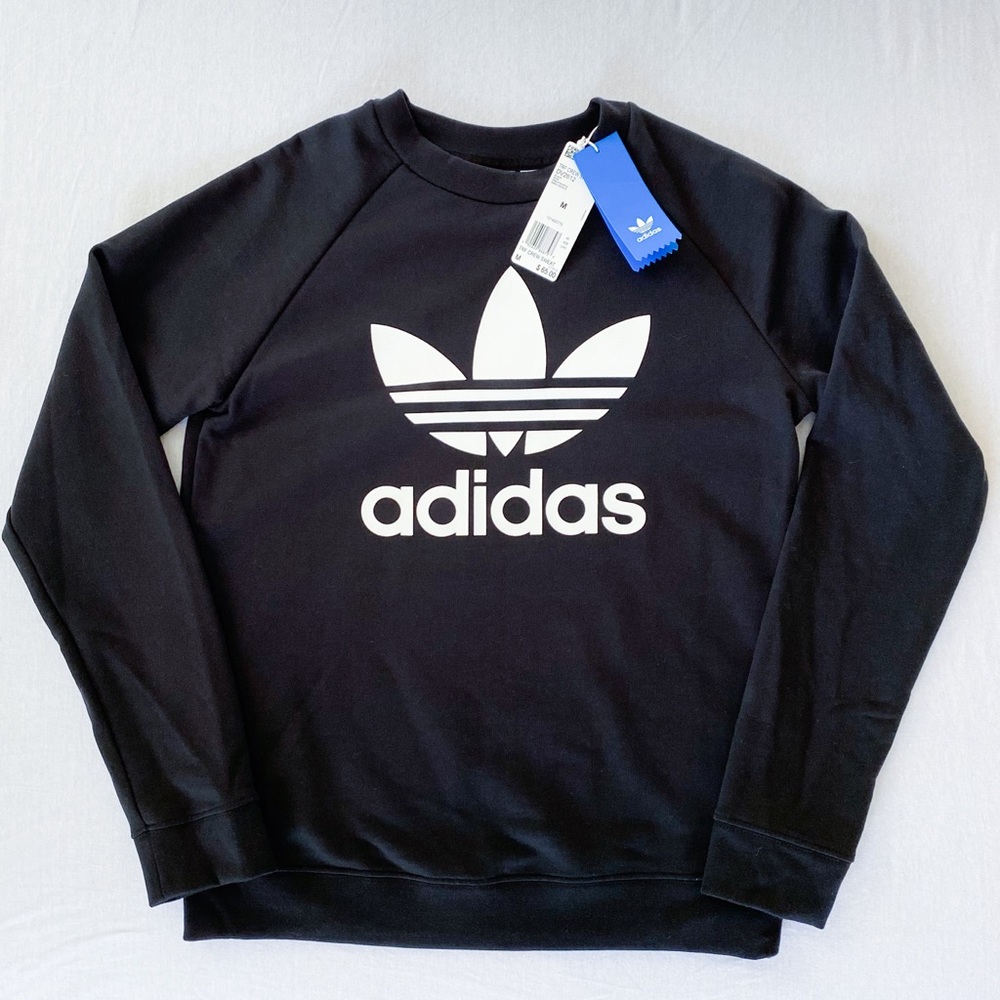 Adidas Crewneck Sweatshirt Black Medium